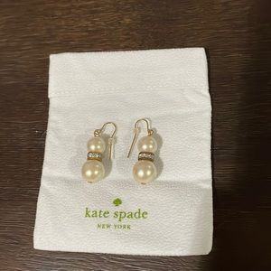 KATE SPADE METROPOLITAN PEARLS DROP EARRINGS